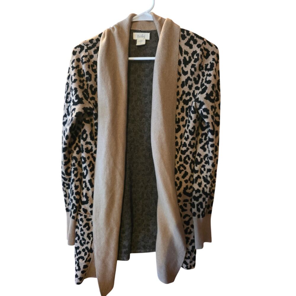 Kaisley Cardigan Sweater S Womens Long Sleeve Pockets Open Front Lagen Look